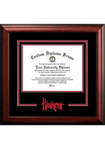 Nebraska Cornhuskers Spirit Diploma Frame - Brown