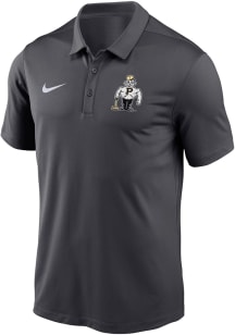 Nike Purdue Boilermakers Mens Anthracite Victory Short Sleeve Polo