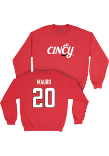 Dominic Mauro Cincinnati Bearcats Mens Red NIL Legacy Player Crew