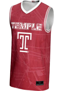 ProSphere Temple Owls Youth Vigor Red Basketball Jersey