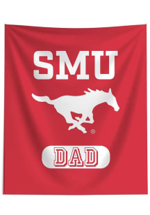 SMU Mustangs Dad 50x60 Tapestry Blanket
