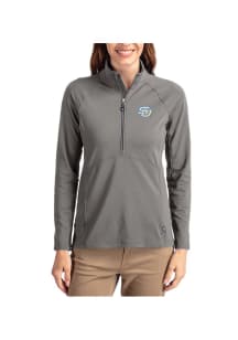 Cutter and Buck Southern University Jaguars Womens Graphite Adapt Eco Qtr Zip Pullover
