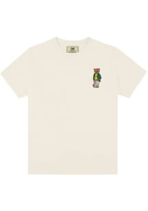 Crew Dog George Mason University Cream Teddy Bear Tee Short Sleeve Fashion T Shirt