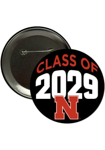 Nebraska Cornhuskers 3" Class of 2029 Button - Red