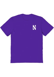 Vive La Fete Northwestern Wildcats Womens Purple Impressions Short Sleeve T-Shirt
