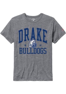 Drake Bulldogs Grey All American Oversized Number One Short Sleeve T Shirt