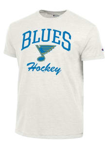Champion St Louis Blues White Tonal Hear and Soul Short Sleeve Fashion T Shirt