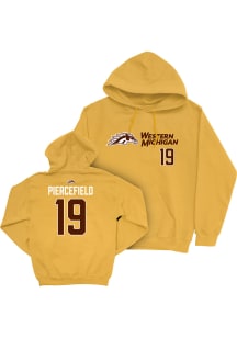 Carley Piercefield Western Michigan Broncos Mens Gold NIL Sideline Player Hood