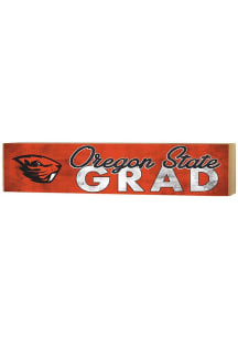 KH Sports Fan Oregon State Beavers Grad graduation graphic Sign - Orange