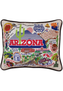 Arizona Wildcats 16x20 Embroidered Throw Pillow - White