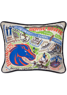 Boise State Broncos 16x20 Embroidered Throw Pillow - White