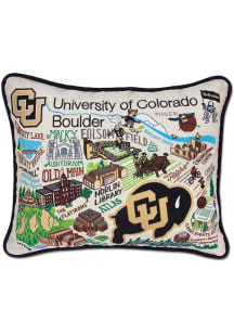 Colorado Buffaloes 16x20 Embroidered Throw Pillow - White