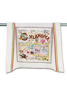 Oklahoma Printed and Embroidered Towel