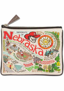 Nebraska Cornhuskers Woven Zipper Womens Coin Purse