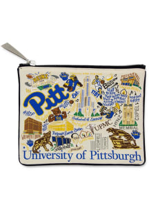 Pitt Panthers Woven Zipper Womens Coin Purse