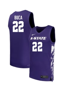 Dorin Buca  Nike K-State Wildcats Purple NIL Name And Number Jersey