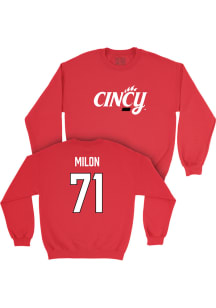 Judea Milon Cincinnati Bearcats Mens Red NIL Legacy Player Crew