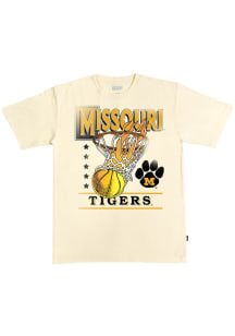 SLAM Missouri Tigers Ivory Basketball Hoops Heavyweight Short Sleeve T Shirt