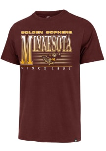 47 Minnesota Golden Gophers Maroon Wynwood Franklin Short Sleeve Fashion T Shirt