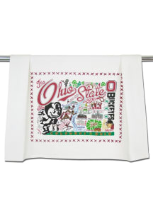Ohio State Buckeyes Embroidered Towel