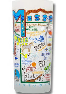 Missouri Frosted Pint Glass - White