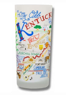 Kentucky Frosted Pint Glass - White