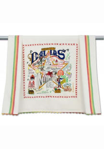 Dallas Ft Worth Printed and Embroidered Towel
