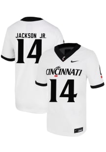 Barry Jackson Jr  Nike Cincinnati Bearcats White Football NIL Name And Number Football Jersey