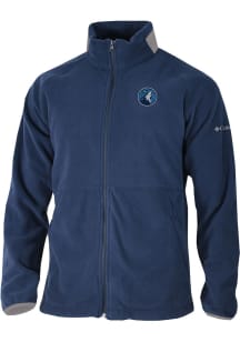 Columbia Minnesota Timberwolves Mens Navy Blue Everest Ridge Medium Weight Jacket