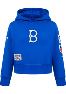 Pro Standard Brooklyn Dodgers Toddler Blue Retro Classics Long Sleeve Hooded Sweatshirt