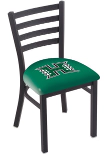 Hawaii Warriors Stationary Black Wrinkle Finish Pub Stool - Black