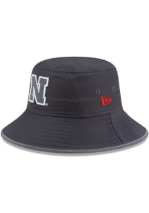 New Era Nebraska Cornhuskers Graphite Featherweight Stretch Mens Bucket Hat