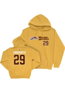 Alex Lindewirth Western Michigan Broncos Mens Gold NIL Sideline Player Hood