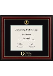 Florida Gulf Coast Eagles Medallion Lancaster Diploma Frame - Black