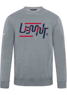 Levelwear USMNT Mens Grey Zane Abstract Long Sleeve Crew Sweatshirt