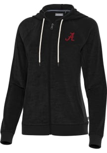 Antigua Alabama Crimson Tide Womens Navy Blue Favorite Long Sleeve Full Zip Jacket