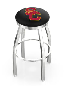 USC Trojans Chrome Pub Stool - Silver