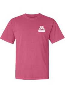 Summit Sportswear Minnesota Golden Gophers Womens Pink Pink Out Short Sleeve T-Shirt