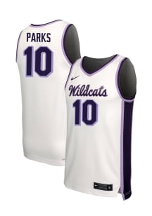 Mikayla Parks  Nike K-State Wildcats White NIL Name And Number Jersey