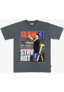 Walter Clayton Jr Florida Gators Charcoal Cover Short Sleeve Player T Shirt