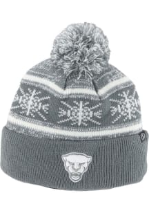 Zephyr Pitt Panthers Grey Stenmark Mens Knit Hat