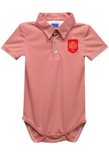 Vive La Fete Spain National Team Baby Red Dave Short Sleeve One Piece Polo