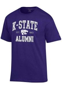 Champion K-State Wildcats Purple Est Alumni Jersey Short Sleeve T Shirt