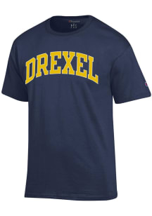 Champion Drexel Dragons Navy Blue Logo Short Sleeve T Shirt