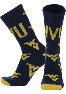 West Virginia Mountaineers Mayhem Mens Dress Socks