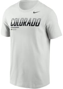 Nike Colorado Buffaloes Ash Shift Legend Short Sleeve T Shirt