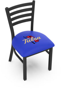 Tulsa Golden Hurricane Stationary Black Wrinkle Finish Pub Stool - Black