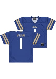 Zachaun Williams  Campus Ink Tulsa Golden Hurricane Royal Blue NIL Football Jersey