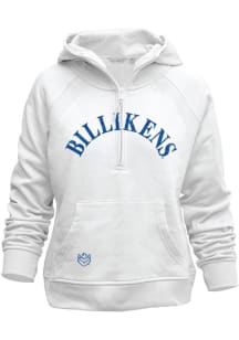Saint Louis Billikens Womens White Asana Hooded Sweatshirt