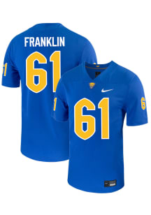 Sean Franklin  Nike Pitt Panthers Blue NIL Name And Number Football Jersey